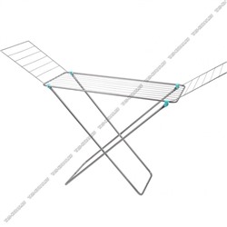 Сушилка для белья напольная 18м (h96 164х55см) серебро (6)