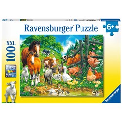 Пазл Ravensburger «Встреча животных», 100 эл. 10689