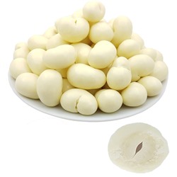 Кешью в белой шоколадной глазури (БОПП пакет с ленточкой, 15 шт по 200 гр, без этикетки) - Premium