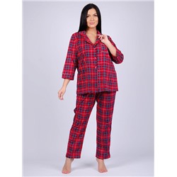 Пижама, домашний костюм ДК-698-красная