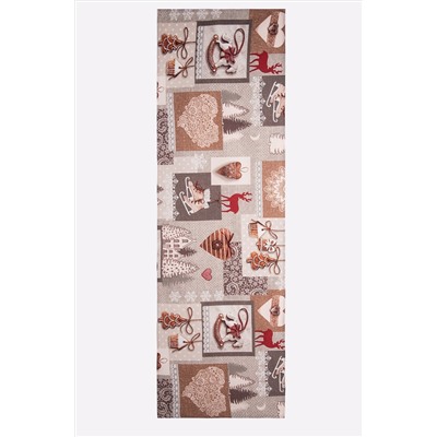 Дорожка на стол из рогожки 145x45 Happy Fox Home