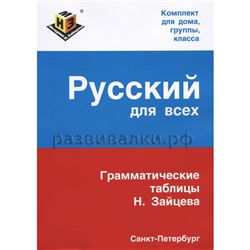 Русский для всех (таблицы)