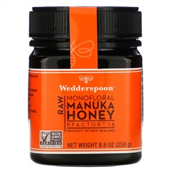 Wedderspoon, Цельный мед манука, KFactor 16, 8,8 унций (250 г)