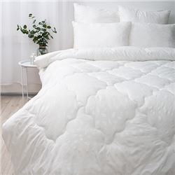 Одеяло Стандарт искусственный лебяжий пух 300 гр, 2,0 спальный, поплекс