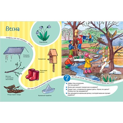 Времена года. Уроки-картинки.