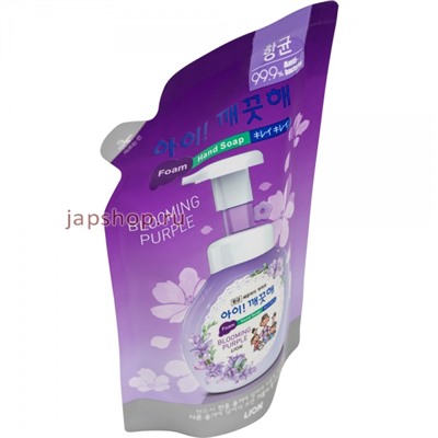 Комплект: 622505 CJ Lion Ai - Kekute Пенное мыло для рук Аромат фиалки, с антибактериальным эффектом, мягкая упаковка, 200 мл.х12шт.