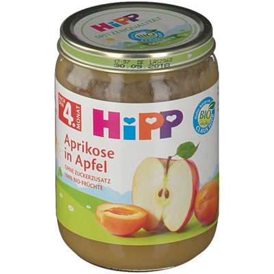 HiPP (Хипп) Aprikose in Apfel 190 г