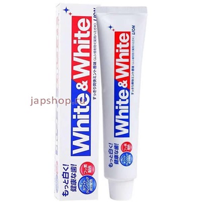 Lion White & White Зубная паста c двойным отбеливающим эффектом, 150 гр(4903301186403)