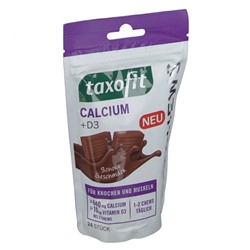 taxofit (таксофит) Calcium + D3 Softchews Schoko 24 шт