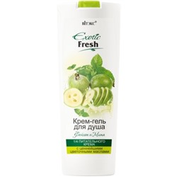 Витэкс Exotic Fresh Juise Крем-гель для душа Фейхоа и Мята 500мл