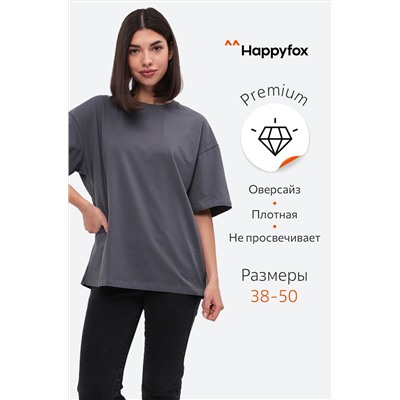 Женская футболка оверсайз Happyfox