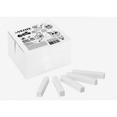 Мел белый 100шт Cosmo, прямоугольные белые 100 шт в картонной коробке
