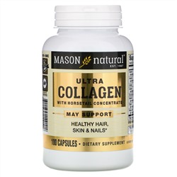 Mason Natural, Ultra Collagen with Horsetail Concentrate, 100  Capsules