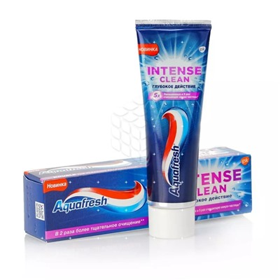 Aquafresh зубная паста 75мл Интенсивн очищ Глубокое действие (0070)