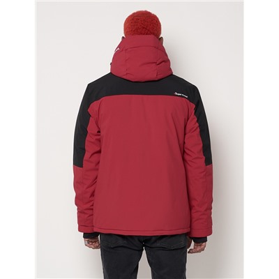 Горнолыжная куртка мужская красного цвета 88822Kr