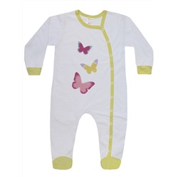 Комбинезон с бабочками "Бабочки" для новорождённых (6353)
