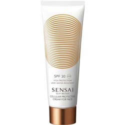 SENSAI (Сенсей) Silky Bronze Cellular Protective Cream For Face Anti-Ageing Sun Care Крем для лица For Face, SPF 30 / 50 мл