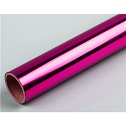 Пленка самоклеящаяся фиолетовая металлизированная 45x100 см, BOPP с алюминиевым напылением 30 мкм,