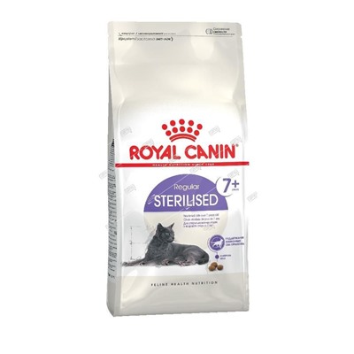 ROYAL CANIN корм для кошек Стерилайзд+7 кастрированных и стерилизованных от 7-12лет 0,4кг