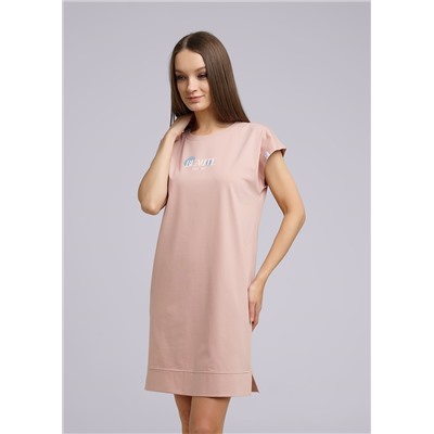 Платье женское для дома CLE LDR24-1091 т.розовый