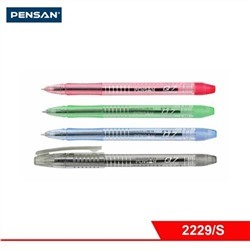 Ручка PENSAN Q7 ORBIT, на масляной основе, шариковая КРАСНАЯ