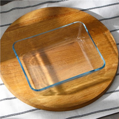 Форма прямоугольная для запекания и выпечки из жаропрочного стекла Cook&Store, 1,5 л, с крышкой