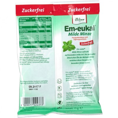 Em-eukal (Ем-еукал) Milde Minze 75 г