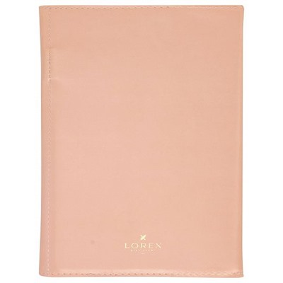 Ежедневник А6 96л. Недатированный GRACE Розовый, мягкая обложка, экокожа в виде конверта с застежкой