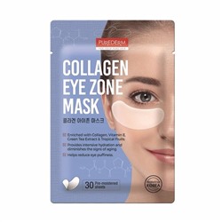 Патчи тканевые для глаз Purederm Collagen Eye Zone Mask
