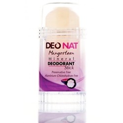 Дезодорант-Кристалл "ДеоНат" с соком мангостина розовый стик вывинчивающийся, 80 г