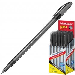 Ручка шариковая чёрная 0,26мм Neo Original одноразовая, 2шт, тонированный корпус