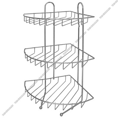 Полка настен 3-х ярус,углов. (30х30 h43см) борт 1б