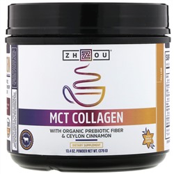 Zhou Nutrition, MCT Collagen, Natural Vanilla, 13.4 oz (379 g)