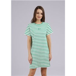 Платье женское для дома CLE LDR24-1099/2 молочный/зелёный