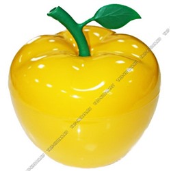 Ваза-салатник "Яблоко" 2,3л (d22см) желтый (44)