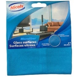 Салфетка из микрофибры для окон и зеркал Microfiber Window 32х32 см, Nicols