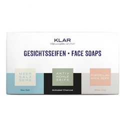 Klar Seifen Set Gesichtsseifen 3x100g  Набор мыло для лица 3х100г