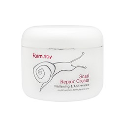 Крем для лица с экстрактом улитки FarmStay Snail Repair Cream