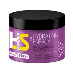 Romax. H-Studio. Маска для увлажнения волос Hydrating&Energy 300г