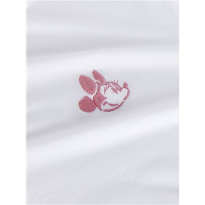 Блузка из ткани с добавлением модала с вышивкой Disney