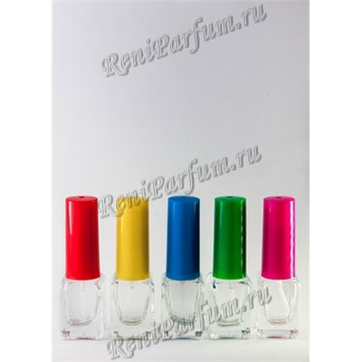 RENI Квадро, 5 мл., стекло + микс пластик микроспрей (желтый, красный, зеленый, синий, цикломен)