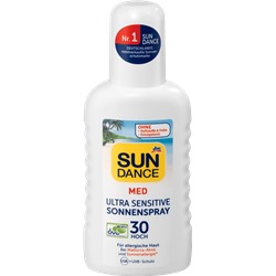 SUNDANCE Sonnenspray Солнцезащитный спрей MED Ultra Sensitiv LSF 30, 200 мл