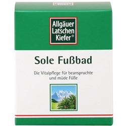 Allgauer (Аллгауер) Latschenkiefer Sole Fussbad 10X10 г