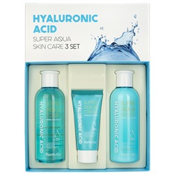 Набор средств по уходу за кожей FarmStay Hyaluronic Acid Super Aqua Skin Care 3 set