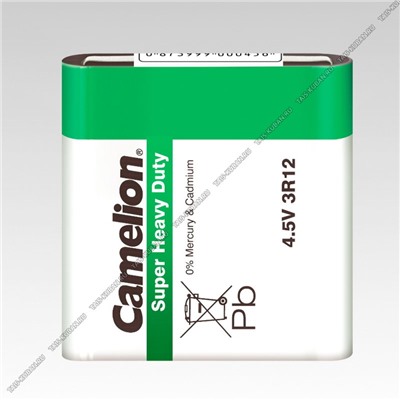 Бат. CAMELION "Heavy Duty" green 3R12-SP1G, 1шт.кв