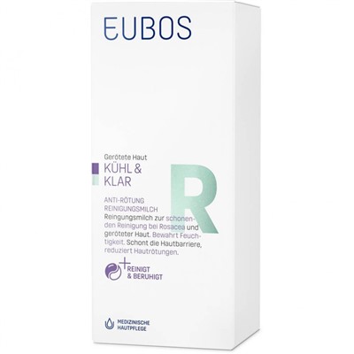 Eubos KUHL & KLAR Anti-Rotung Reinigungsmilch  KUHL & KLAR очищающее молочко против покраснений