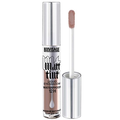 LUX visage MATT TINT WATERPROOF 12H  Жидкие матовые тени для век Matt tint waterproof 12H 108 Grey Taupe