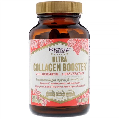 ReserveAge Nutrition, Ultra Collagen Booster, 90 капсул