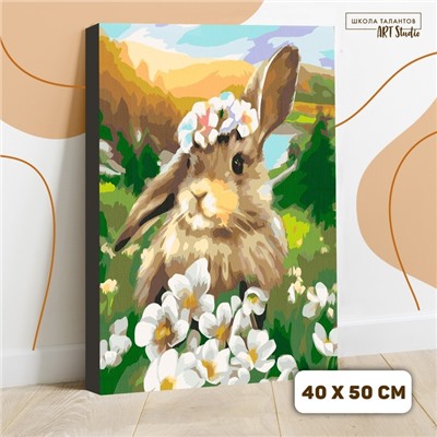 Картина по номерам на холсте с подрамником «Заяц» 40 × 50 см