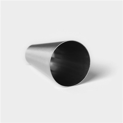 Насадка кондитерская «Трубочка», d=2,8 см, выход 1,4 см, высота 3,9 см, нержавеющая сталь